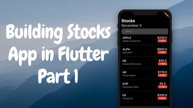 Cree la aplicación Apple Stocks con Flutter (Parte 1)